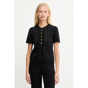 TWINSET Bluza 252TP3203 Črna Regular Fit