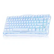Gravastar GravaStar Mercury K1 Ice Blue/Brezžična Mehanska Tipkovnica/Kailh Cherry Pink, (5000099351)