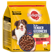 Pedigree Tender Goodness govedina - 3 x 2,6 kg