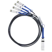Cisco 40GBASE Active Optical QSFP to 4SFP breakout Cable, 10m (QSFP-4X10G-AOC10M=)