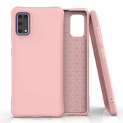 MASKA Soft Color Case flexible gel case for Samsung A51 pink