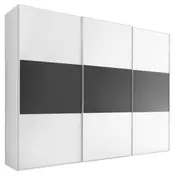 Ormar Sa Kliznim Vratima Includo 298/222/68 cm antracit, bela