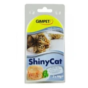Gimpet ShinyCat cons. tuna+škamp 2x70g