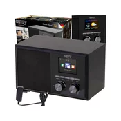 ADLER wIFI DAB internetni radio LCD 2,4 25.000 postaj budilka in vreme CR1180