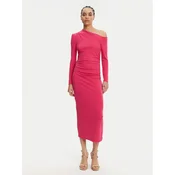Rinascimento Cocktail obleka CFC0122524003 Roza Slim Fit