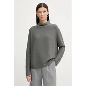 Pamucni pulover Marc OPolo boja: siva, lagane, s poludolcevitom, 600600660271