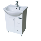 Lapino 5815 S/F Lavabo sa ormaricem, 55x85cm, Beli