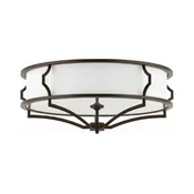 Open Design OR86607 - Plafonsko svetlo STESSO 4xE27/12W/230V precnik 65 cm braon