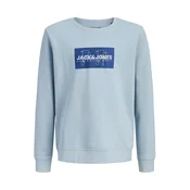 Jack & Jones Junior Majica JJCOLE mornarska/nebeško modra