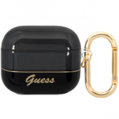 Guess GUA3HGCOHK ovitek za slušalke za AirPods 3 - črn