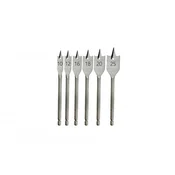 Dedra Set ploskih svedrov za les 6 kosov: 10,12,16,18,20,25 mm - WDAS06
