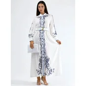 MSN Collection Obleka Midi bela