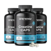 3x Kreatin – 100 % Creapure®, skupaj 360 kapsul