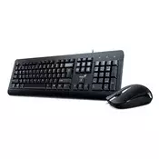 Genius KM-160 tastatura USB QWERTY Engleski Crno