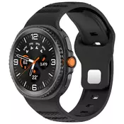 BStrap Silicone Dotline pašček za Samsung Galaxy Watch 8, black