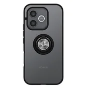 AVIZAR Ovitek za Honor 600 Lite z Obročkom in Magnetnim Pritrjevanjem, Črna, (5000275082)