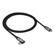 Akyga USB tip C/USB tip C kotni kabel 1 m AK-USB-54 60W pleten