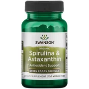 Spirulina in astaksantin, organska - 120 rastlinskih tablet
