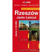 Rzeszów, Jasło, Łańcut. Zemljevid/načrt mesta. Euro Pilot