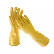 CERVA žute radne latex rukavice