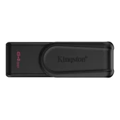 Kingston DataTraveler Exodia S 64GB USB 3.2 Gen 1 (črn)
