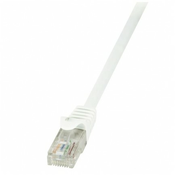 KABEL PATCH UTP Cat 6 1,50m RJ45 1Gbit LogiLink - bel (CP2041U)