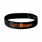 GymBeam Silicone wristband GB Black Orange
