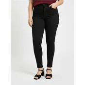 Sinsay - Skinny farmerke sa visokim strukom Plus size - crno