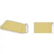 Kuverta vrečka C4 natron silikon 229x324x40mm 120gr razširjeno križno dno