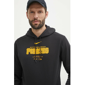 Dukserica Nike Pittsburgh Pirates za muškarce, boja: crna, s kapuljacom, s tiskom