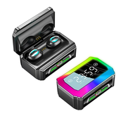 Bluetooth slušalke PlayTime s prikazom ure, RGB LED osvetlitvijo, odlično baterijo in vgrajenim Power bankom