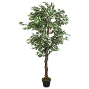 Vidaxl Umeten fikus 1260 listov 200 cm zelen