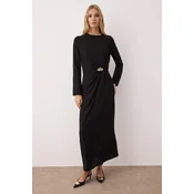 Trendyol Modest Ženska haljina Tctss25Eb00138, Crna
