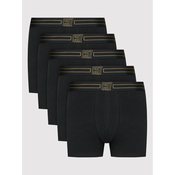 Cristiano Ronaldo CR7 Set od 5 pari bokserica Basic 8106-49-2403 Crna