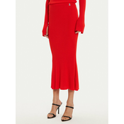Patrizia Pepe Midi krilo 8G0423/K9J5-R835 Rdeča Regular Fit