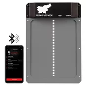 RUN-CHICKEN T80 avtomatska vrata za kokošnjak – v sivi barvi (z Bluetooth)