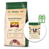 Fitmin Maintenance Medium/Maxi Lamb with Beef 12 kg + Fitmin Play&Train Lamb & Beef BESPLATNO