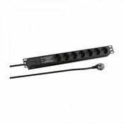 Razdelilec 48cm 7x220V ALU prenapetostna zaščita EFB