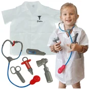 Northix Komplet pustnih kostumov doktor 3-8 let