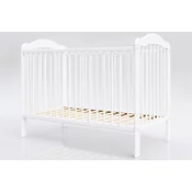 Lettino Krevetac za bebe Alek 120x60cm, Beli