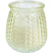 Repelentna sveča Citronella, rumena, 160 g, 10 x10 cm