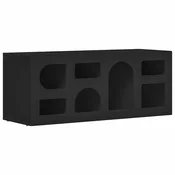 Vidaxl TV omarica ELST 100 x 35 x 40 cm Črna Konstruiran les