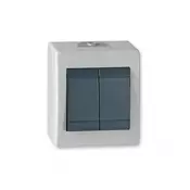 ALING-CONEL Sklopka serijska 10A 250V~ IP44 antracit
