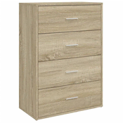 Komoda sonoma hrast 60x31x84 cm od konstruiranog drva