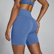 MP Womens Tempo Hybrid Seamless Shorts - Slate Blue - XL