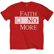 Faith No More Classic New Logo Star Red S Majica