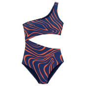 BUFFALO Enodelne kopalke Monokini Dune  modra / oranžna