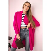Sweater with batwing sleeve fuchsia