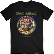 Iron Maiden Powerslave Mummy Circle Black M Majica