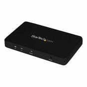 StarTech.com HDMI Splitter 1 In 2 Out - 4k 30Hz - 2 Port - Aluminum - HDMI Multi Port - HDMI Audio Splitter (ST122HD4K) - video/audio switch - 2 ports